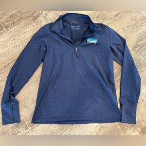 Life Is Good Navy Quarter-Zip Pullover